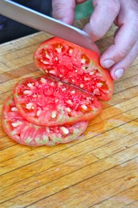 The Art of Slicing a Tomato